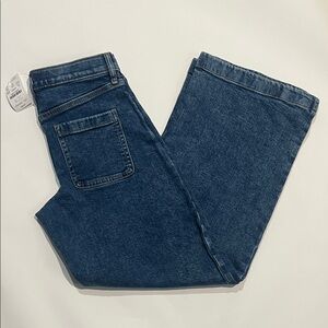 Crewcuts Dark Blue Wide-Leg Jeans